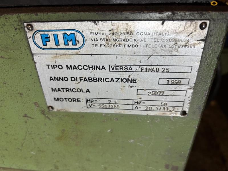 FIM Versa Fimau 25 presses 14
