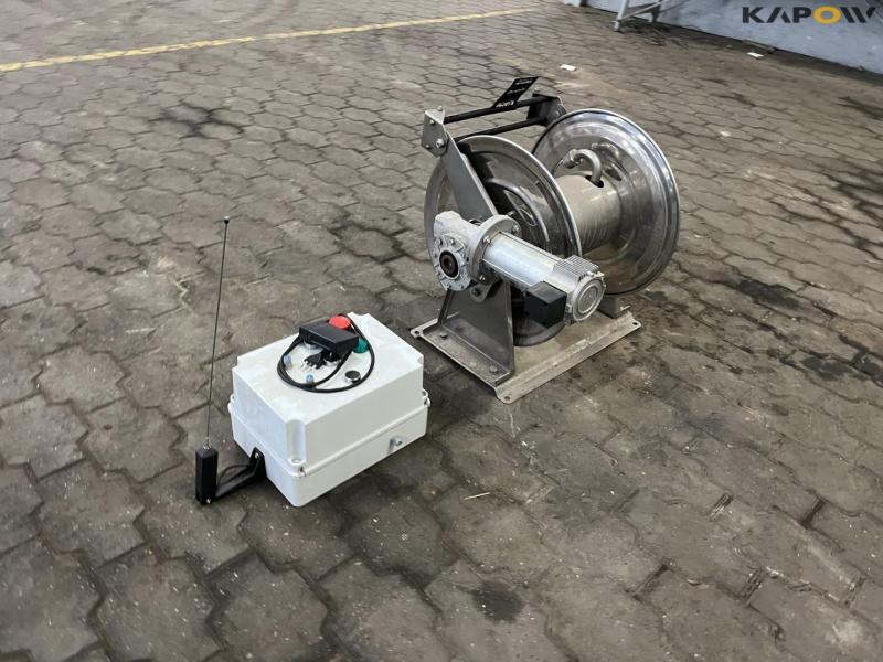 Flexbimec Stainless steel hose reel with remote control 7