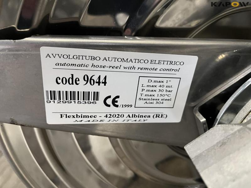Flexbimec Stainless steel hose reel with remote control - new 9
