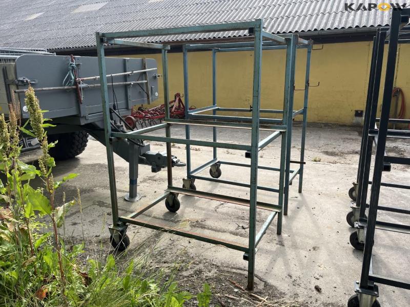 Movable pallet rack - 2 pcs. 4