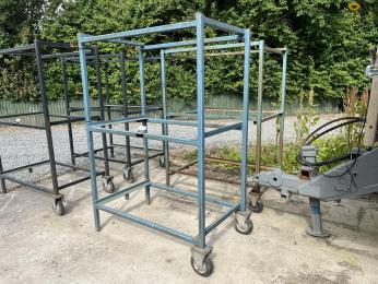 Movable pallet rack - 2 pcs.