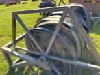 Hydraulic feed hose reel 28