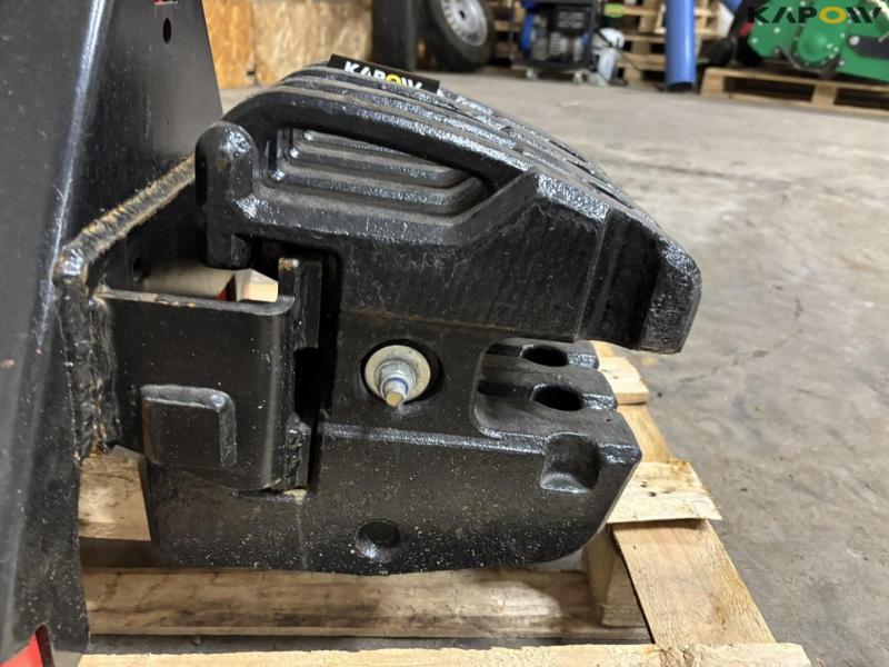 Front weights on A-frame 11