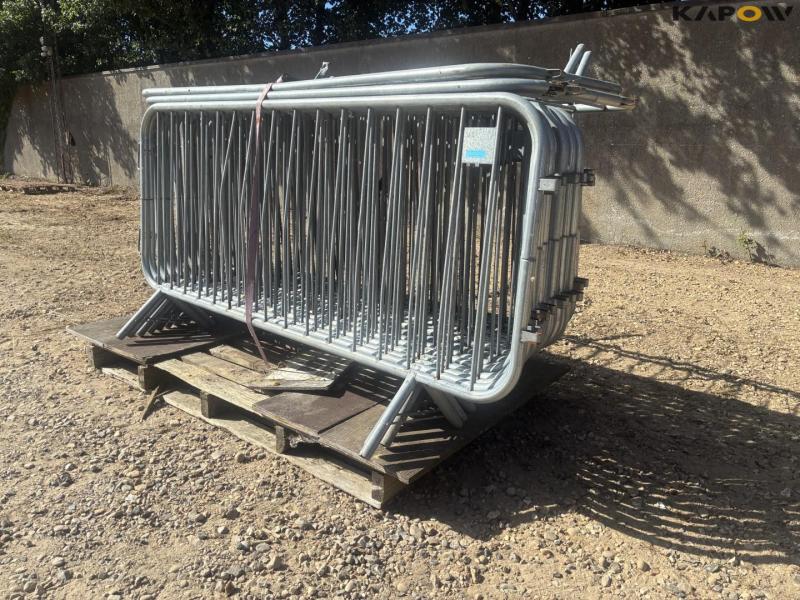 Galvanized barrier fence 1