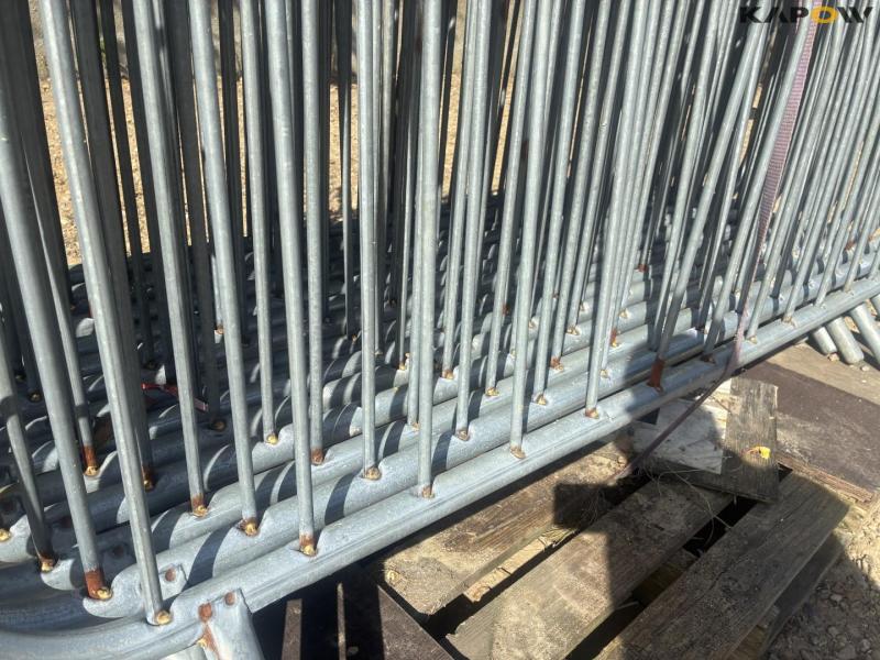 Galvanized barrier fence 12