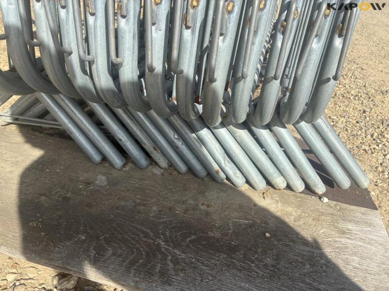 Galvanized barrier fence 14