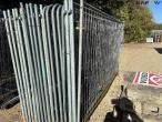Galvanized construction site fence 15