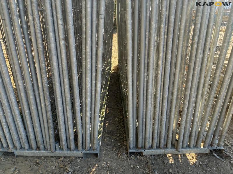 Galvanized construction site fence 15