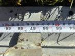 Galvanized door frame - 2 pieces 15