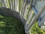 Galvanized feed fence 21