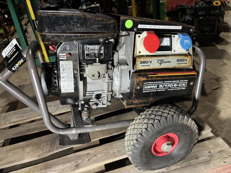 GenSet GS MPM 5/170 S-CX welder/generator 7