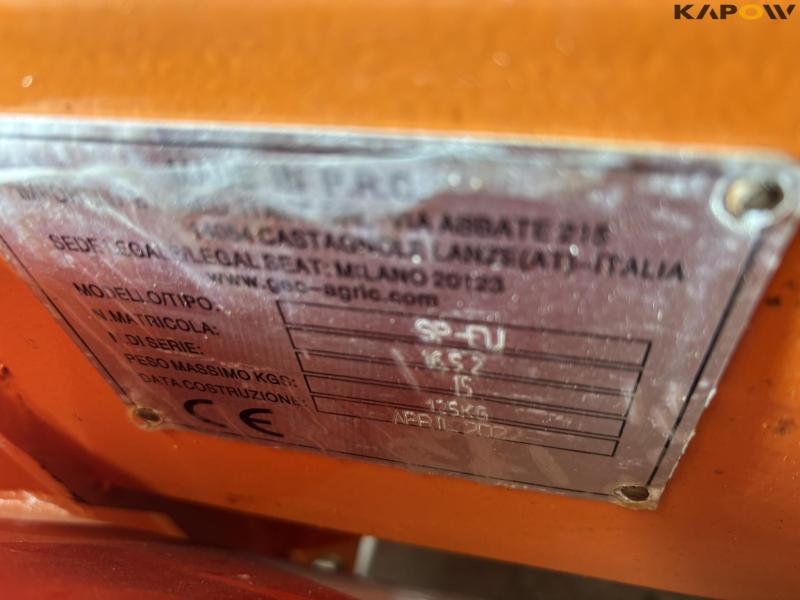 GEO SP 140 snowplow - NEW 11