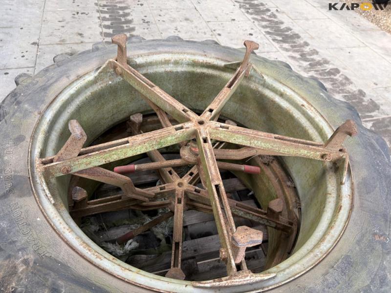 Goodyear 13.6/12-38 twin wheels 12