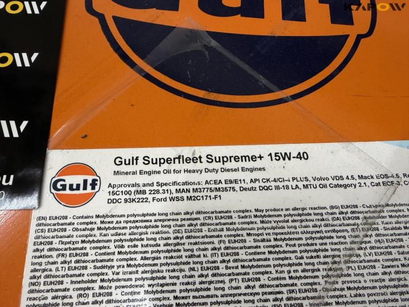 Gulf 15W-40 engine oil 6