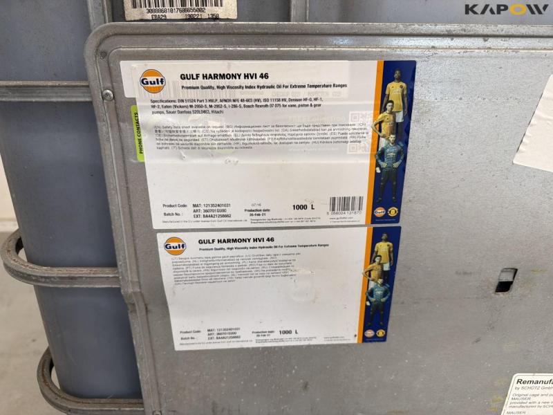 Gulf used hydraulic oil 16