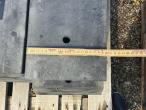Rubber blades for snow plows 12
