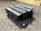 Rubber blades for snow plows 1