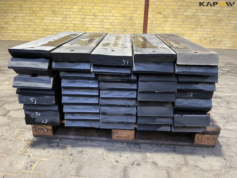 Rubber blades for snow plows 10