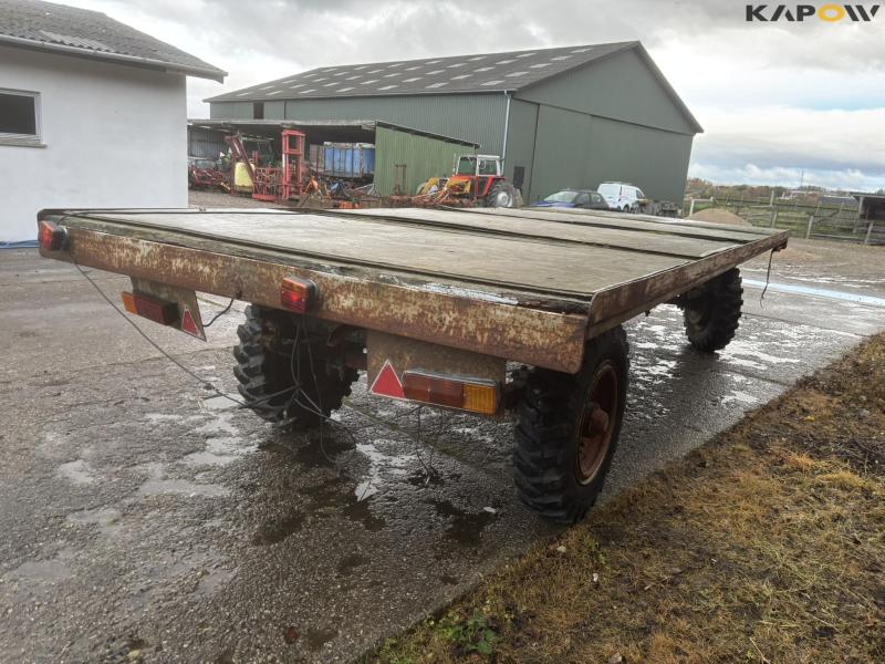Straw/flat wagon 4 wheels 5