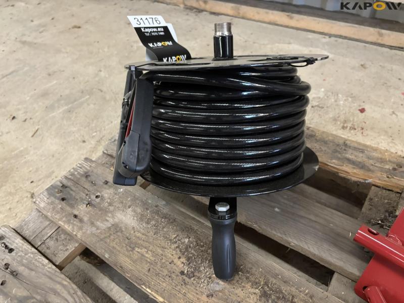 Hardi hose reel with mounting bracket - new 5