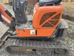 Hitachi Zaxis 10U-2 YSR mini excavator with buckets 40