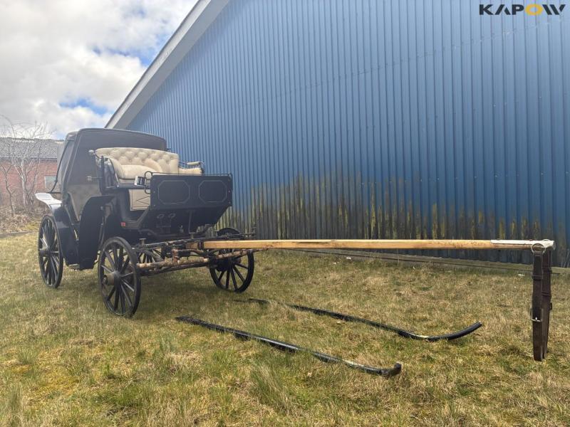 Horse-drawn carriage for two horses 1