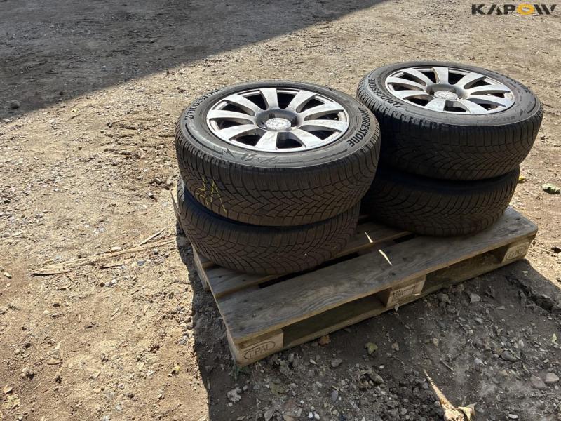 Wheels with aluminum rims 6