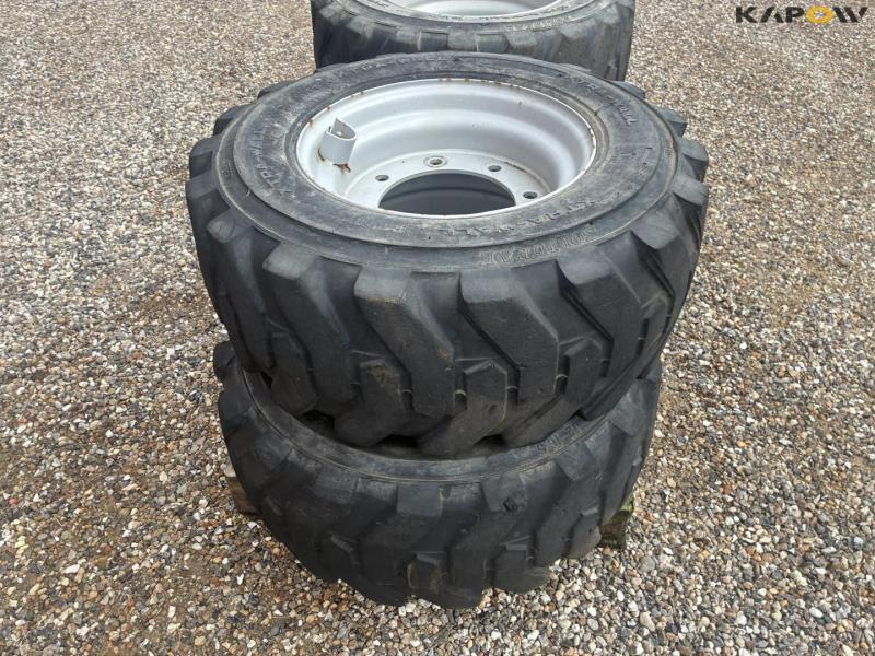 Wheels with heavy tires - 4 pcs. 2