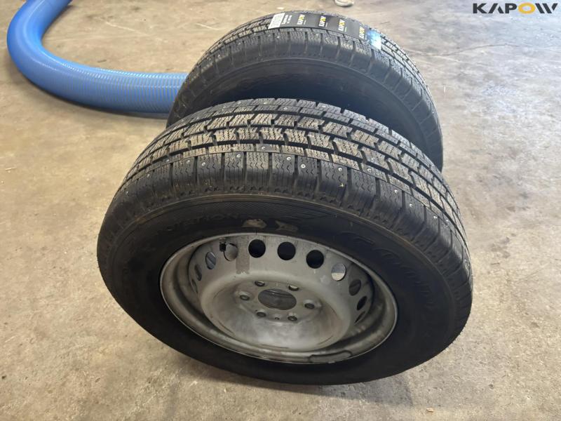 Wheels with studded tires 225/65-16 3
