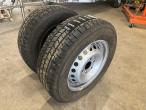 Wheels with studded tires 225/65-16 1