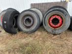Wheels and tires 385/65-22.5 1