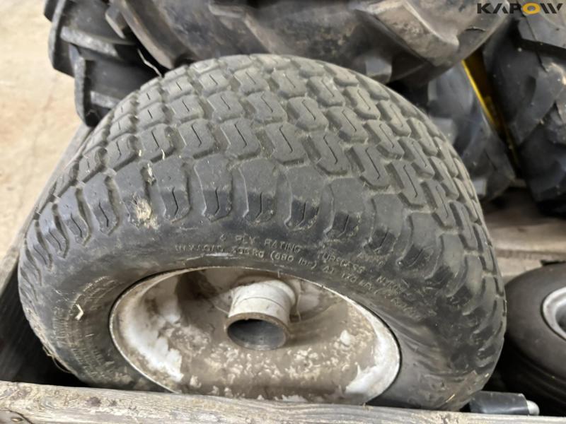 Wheels for implement carriers 21