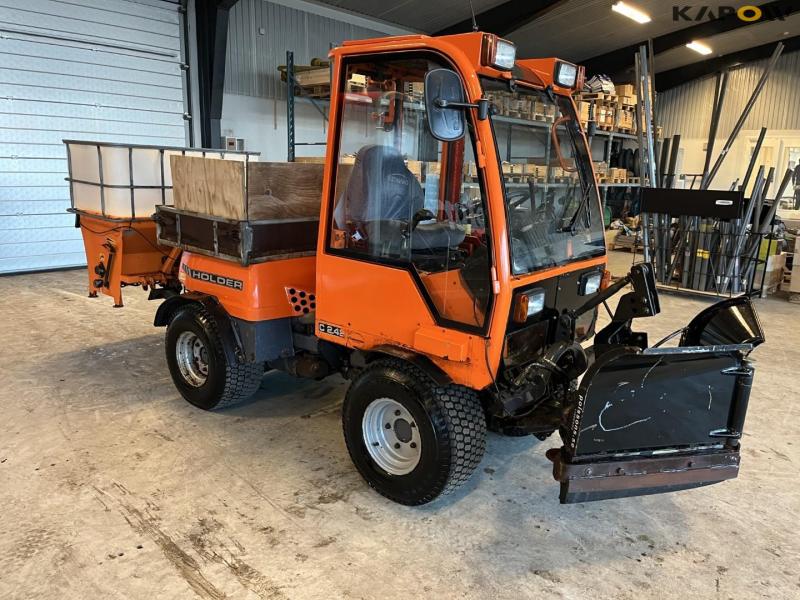 Holder C 2.42 tool carrier with snow plow and salt spreader 3