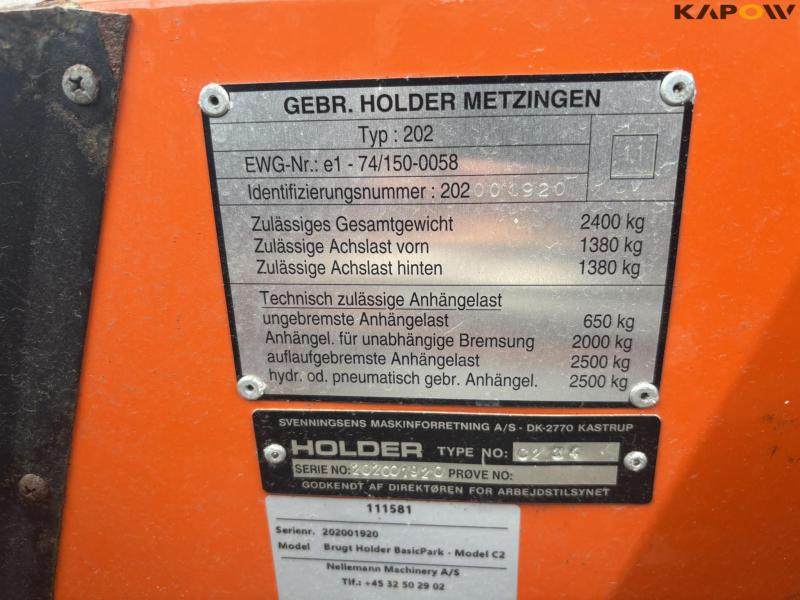 Holder C2 2.34 Basic with sweeper and salt spreader 92