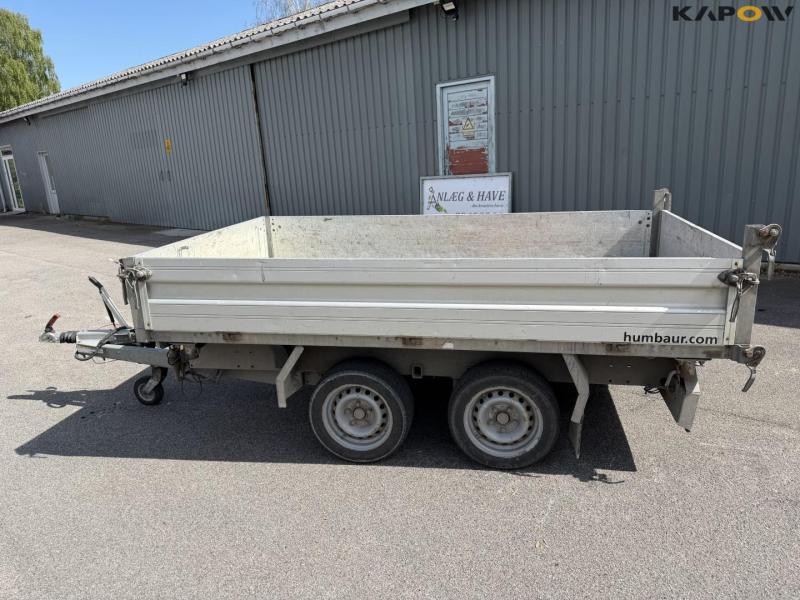 Humbaur HTK trailer with electric tipper 7