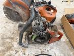 Husqvarna concrete cutter and various parts 11