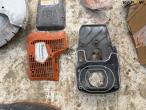 Husqvarna concrete cutter and various parts 32