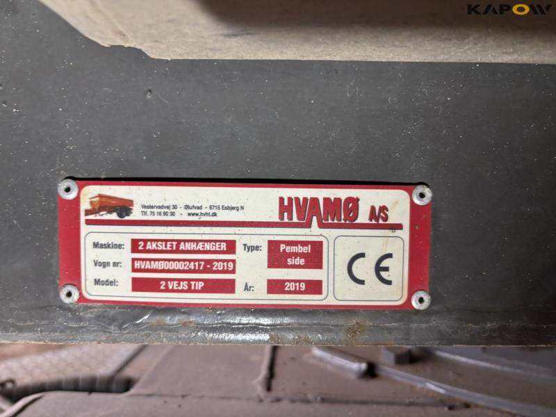 Hvamø 2 axle trailer with 2 way tipper 56