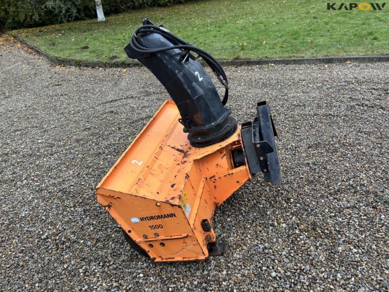 Hydromann 1500 HS snow thrower with A-frame 4