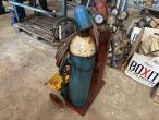 Oxygen and gas set with cart 1
