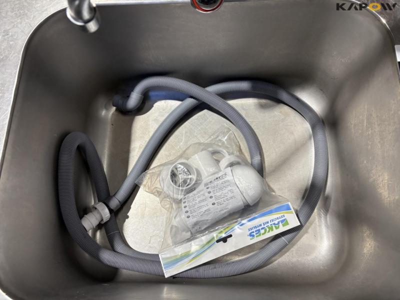 Industrial sink with faucet 13