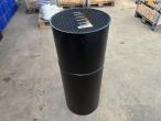 Insulated chimney with draught stabilizer 2