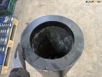 Insulated chimney with draught stabilizer 5