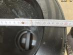 Insulated chimney with draught stabilizer 10