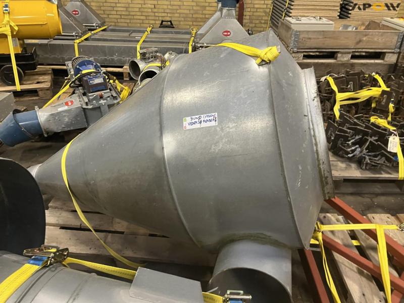 JE-MA 40 ton grain plant with Vedersø grain cleaner dismantled on pallets 58