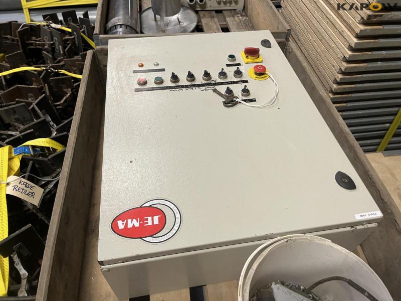 JE-MA 40 ton grain plant with Vedersø grain cleaner dismantled on pallets 67