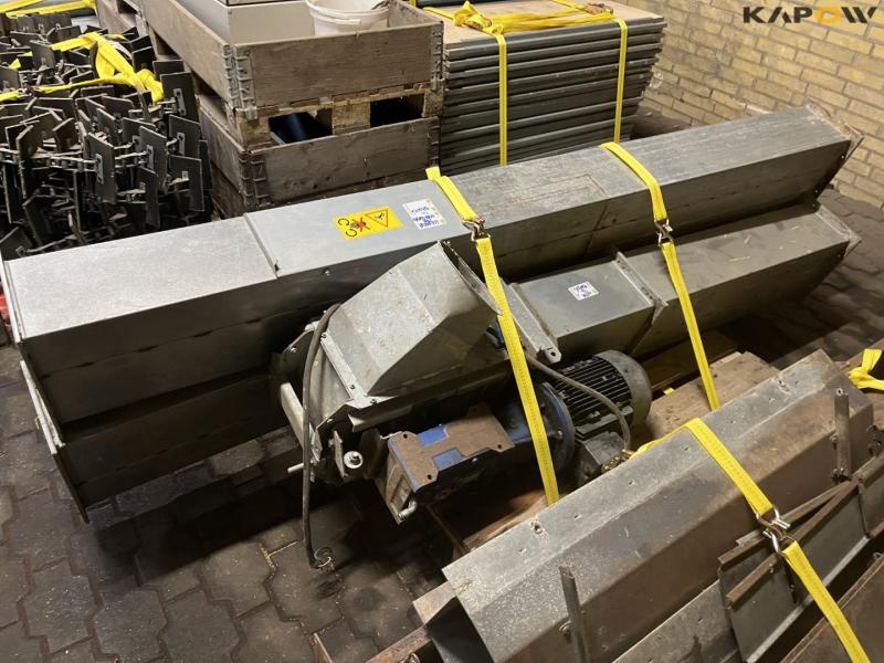 JE-MA 40 ton grain plant with Vedersø grain cleaner dismantled on pallets 73