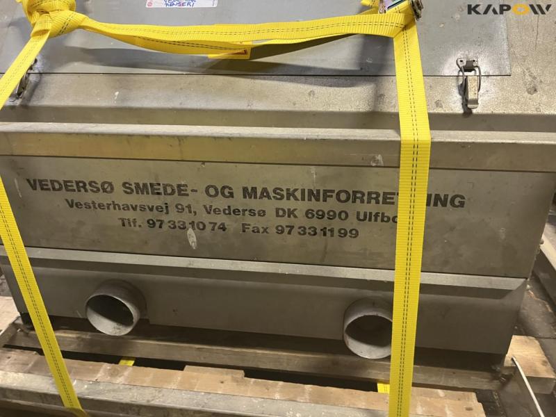 JE-MA 40 ton grain plant with Vedersø grain cleaner dismantled on pallets 76