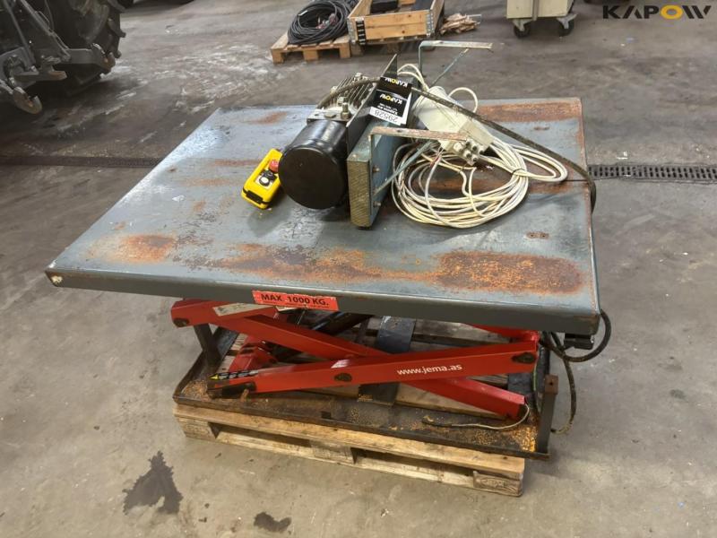 Jema L-DVS-T1 height-adjustable table 6