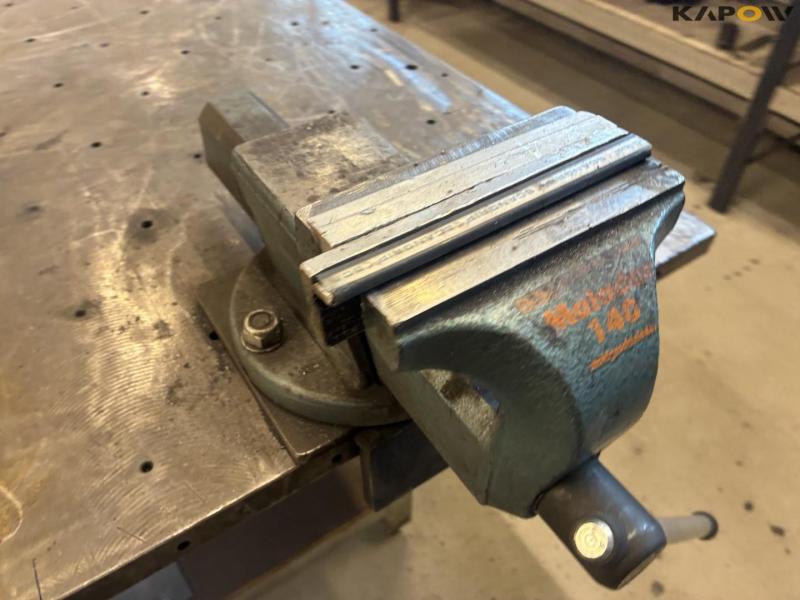 Iron table with vice 12